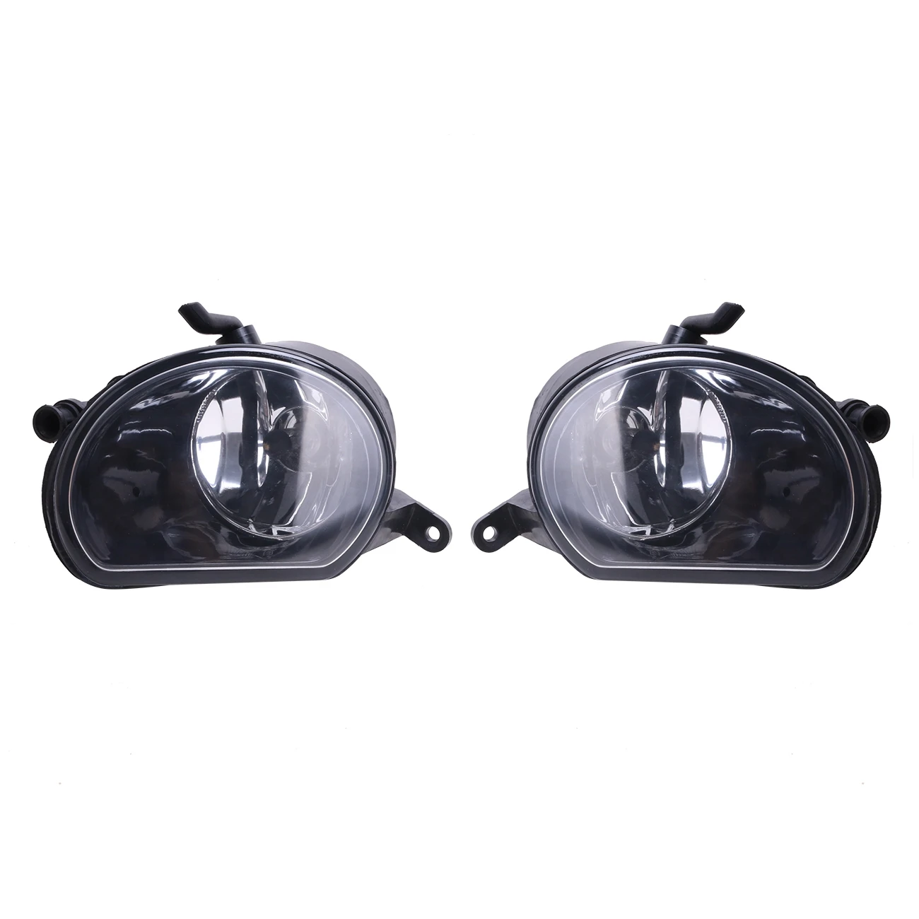 

Black Pair Left Right Fog Light Lamp For Audi Q7 with H11 Bulbs Standard Bumper 2010 2011 2012 2013 2014 2015 //