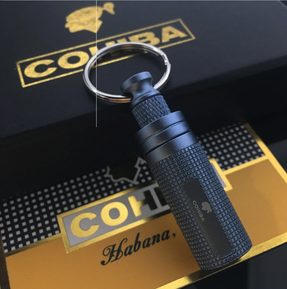 COHIBA дырокол для сигар из нержавеющей стали 5 мм/7 мм/9 мм Хорошее качество съемный мини-дырокол для сигар резак для мужчин подарок