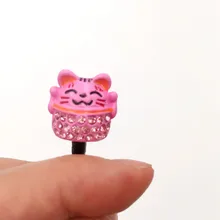 3 шт./лот, модный стиль, Lucky Cat, дизайн, для мобильного телефона, заглушка для ушей, Пылезащитная заглушка для Iphone для Andriod и всех 3,5 мм, заглушка для наушников