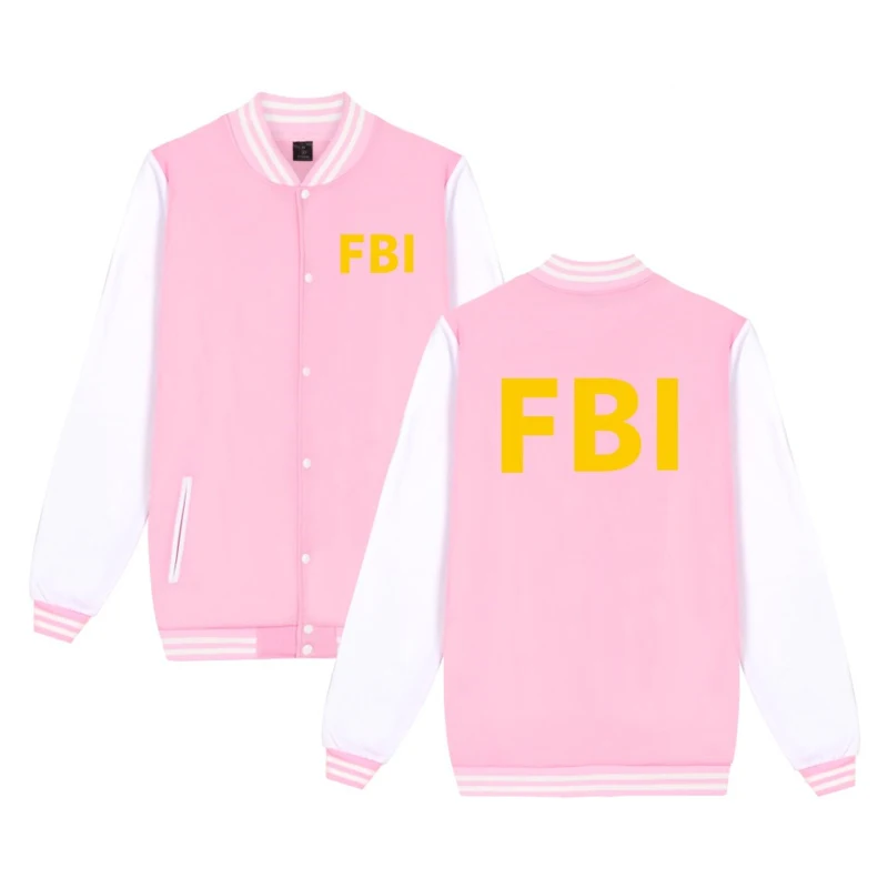 Bts с надписью ФБР (FBI) принтом модная бейсбольная куртка для мужчин и женщин