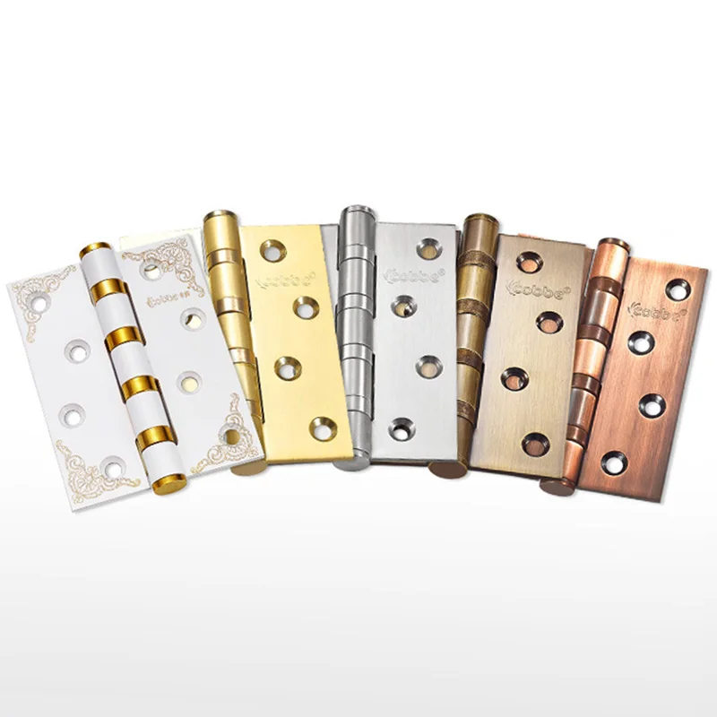 High Quality 2Pcs 4 Inch SUS Stainless Steel Door Hinge Bearing Flat