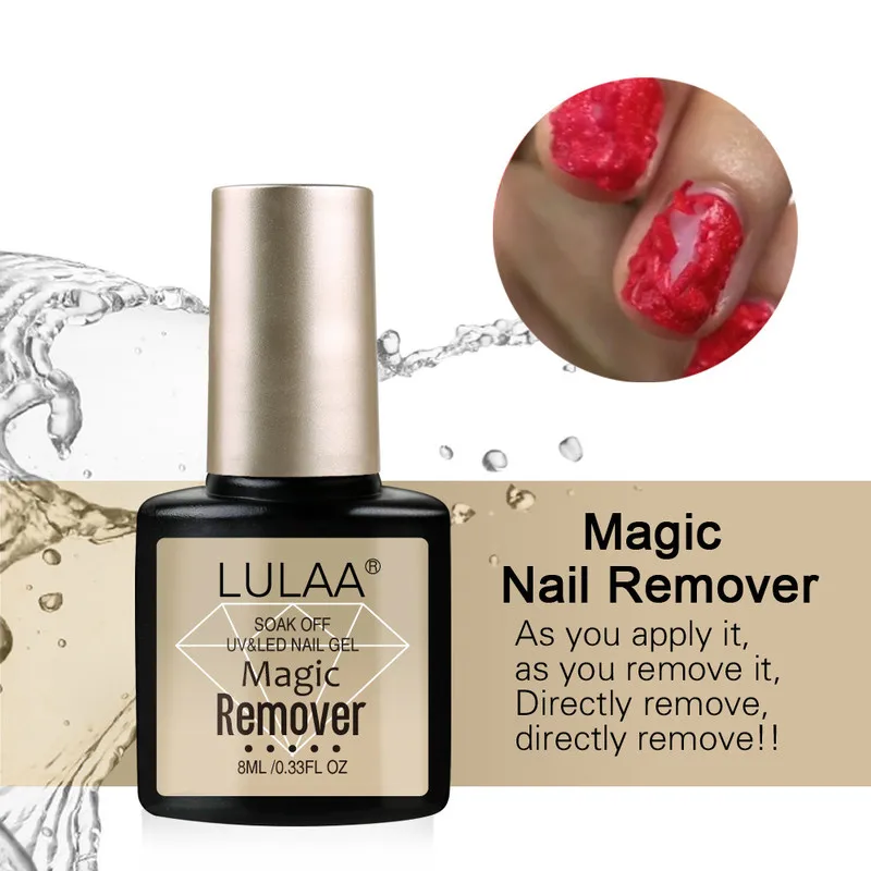 

Hot New Soak Off Remover for UV&LED Nail Gel Polish Sexy 1 Bottle 8ML Gel Polish Burst Fashion Remove Gel Liquid TSLM1