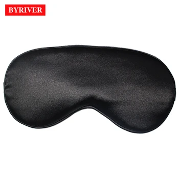

BYRIVER Satin Silk Eyeshade for Sleeping, Cute Travel Eye Mask Cover Shade, Nap Blackout Sleep Eye Patch Blindfolds Blinders