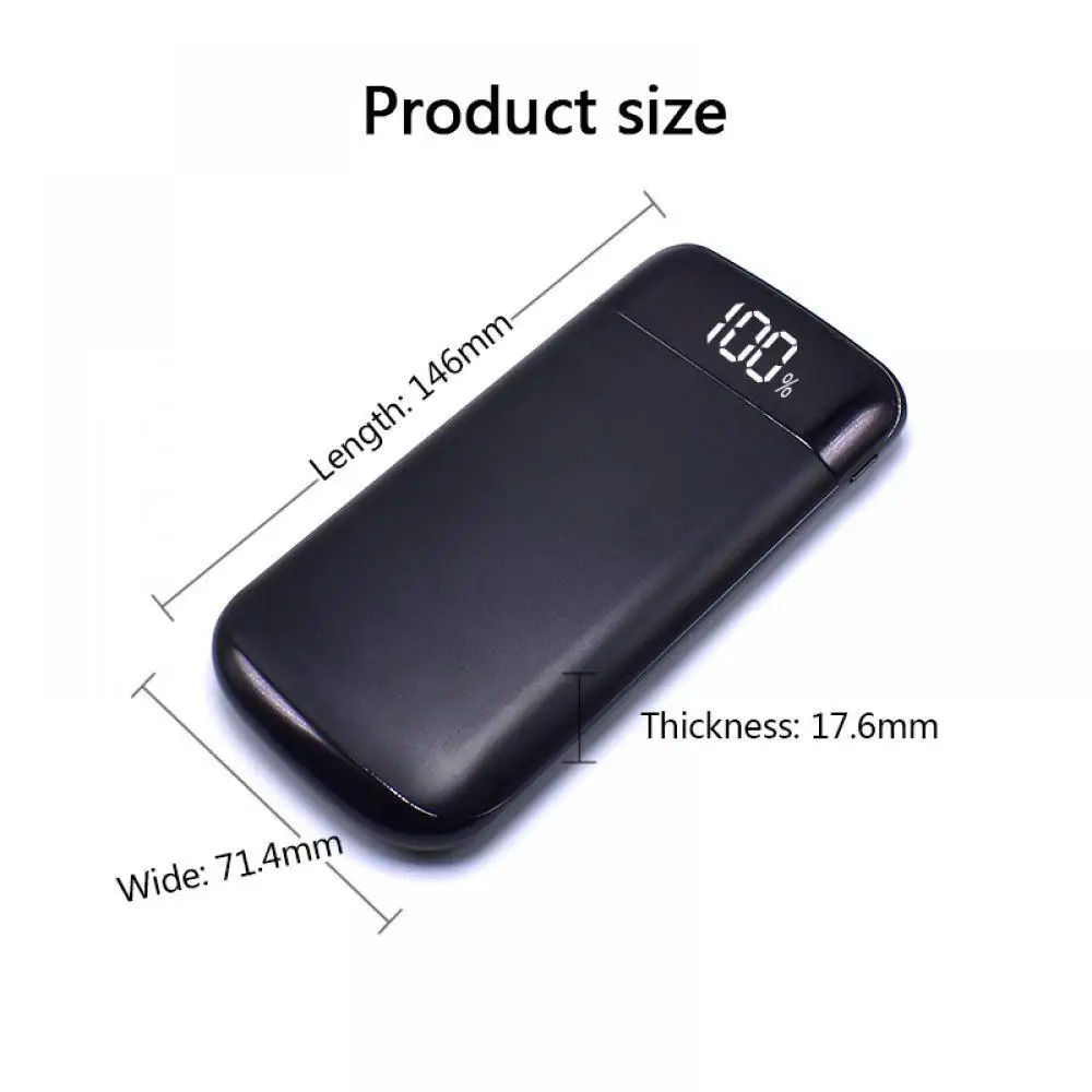 2019 Топ продажа 2 USB LCD Power bank Wopow 20000mah внешний аккумулятор портативный мобильный