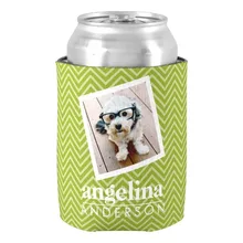 Милая собака фото на заказ семейная картина и монограмма для свадебного душа может охладить, чтобы запомниться специальный Дата изолятор напитка