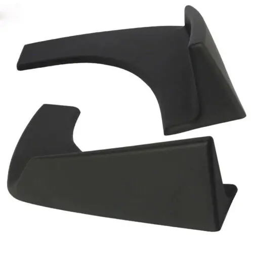 1 par coche Universal frente Deflector Spoiler del divisor del difusor parachoques Canard labial labios cuerpo palas de fibra de carbono pegatina divisores