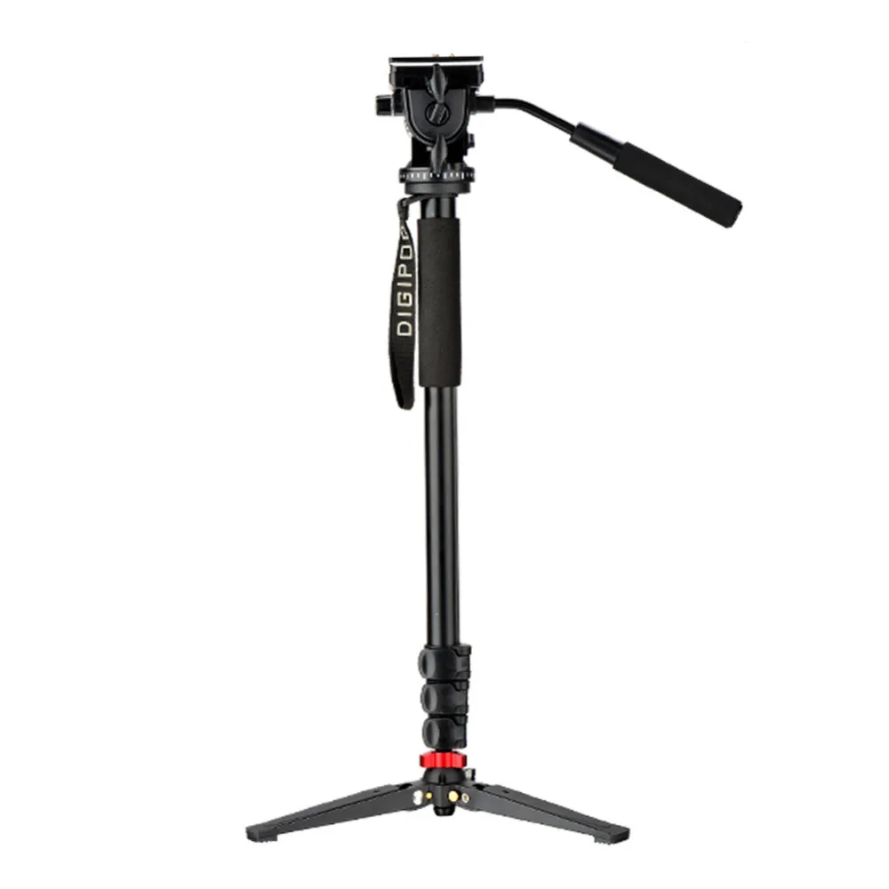 

DIGIPOD Aluminum Fluid Video Head 69inch Monopod Tripod with Folding Three Feet Support Stand MP-274VH