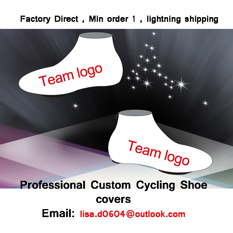 

2018-2019 Custom Cycling Shoe Covers / Sport Shoe Covers , Over Shoes Bike free shipping One Size