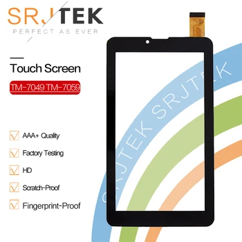 

Srjtek New 7" For Texet TM-7049 TM-7059 Turbopad 721 Vido N7 Touch Screen Digitizer Glass Panel Sensor Tablet PC Replacement