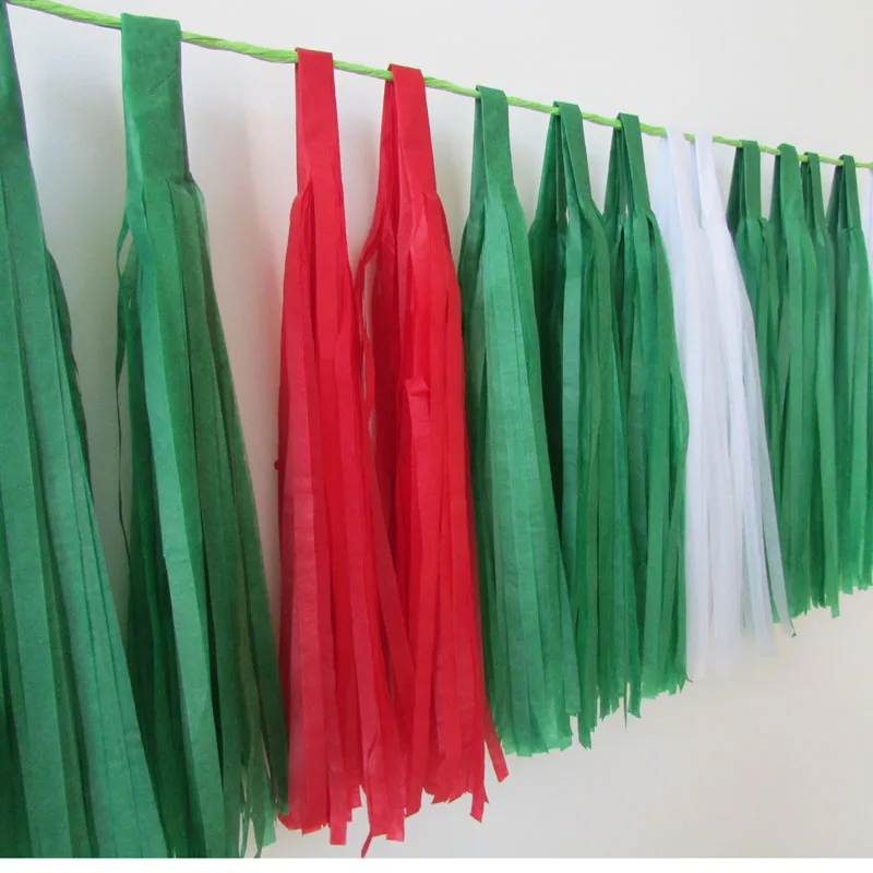

5pcs/pack 25*35cm decorative Tissue Paper Garlands table skirt background