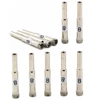 20 pièces de forets diamantés de 2-10 mm, scies cloches, outils de maçonnerie revêtus, outils de perçage pour verre, pierre, marbre, granit, carrelage 4
