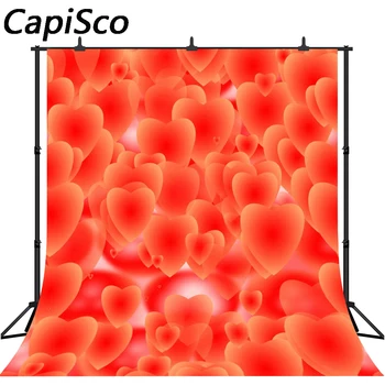 

Capisco 5X7FT Valentine's Day Theme Pictorial Cloth Customized Photography Backdrop Background Studio Prop