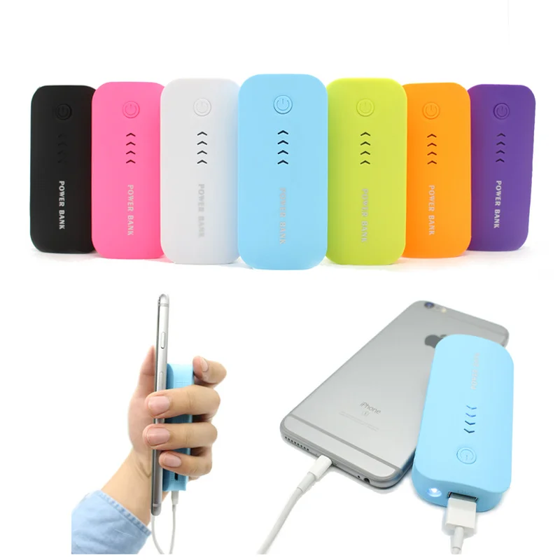 2018 Flogy 3c Store Power Bank 18650 5600mah Extreme External Battery Portable Charger Bateria Externa | Мобильные телефоны и