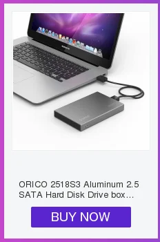 ORICO 2,5 дюймов 2139U3 прозрачный USB3.0 HDD случае поддержка 2 ТБ жесткий диск корпус