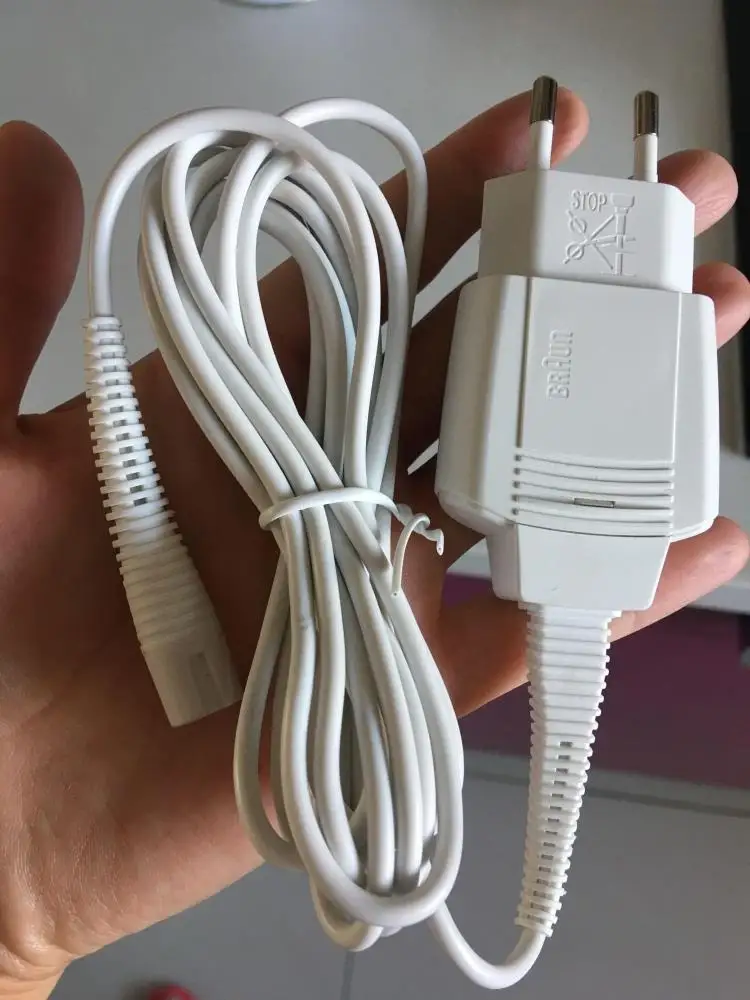 Зарядный шнур для бритвы Braun 12 В 0 4 А EU US White IPX4 водонепроницаемый|Электробритвы| |