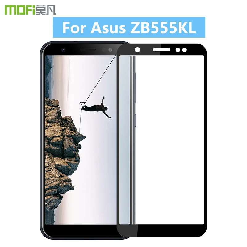 Купить For Asus ZB555KL MOFi 9H Full Cover Tempered Glass Screen Protector Film Zenfone Max M1 Toughened  Мобильные телефоны и | Стёкла и плёнки для телефонов (32916248937)