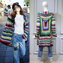 2019 Spring Dress Star Liu Yifei's Long Hooded Loose Cardigan In The Same Hollowed Sweater Cardigans Hooded Sweater Women 2019 Spring Dress Star Liu Yifei's Long Hooded Loose Cardigan In The Same Hollowed Sweater Cardigans Hooded Sweater Women
