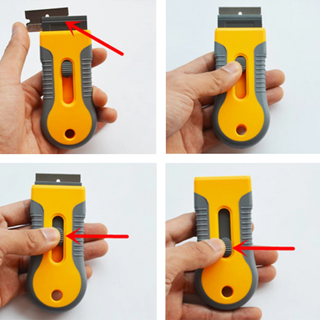 

Razor Scraper with 1pcs Steel Blades Knife Tinting Tools Ice Scraper Car Sticker Squeegee Window Vinyl Film Remover