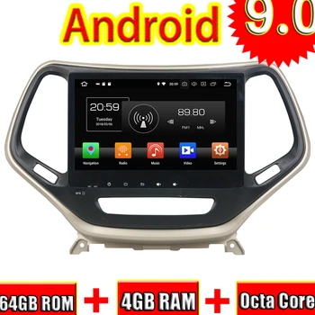 

Topnavi Octa Core Android 9.0 Car Multimedia Player For Jeep Cherokee 2016-2017 Radio Stereo 2 DIN GPS Navigation NO DVD 4+64G