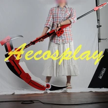 RWBY Рубиновая Роза полумесяц Снайпер-коса Реплика реквизит косплея из ПВХ 180 см Хэллоуин оружие