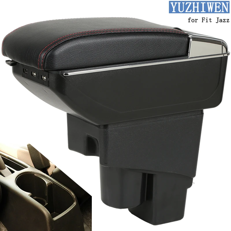 For Honda Fit Jazz Armrest Box Fit Jazz 1 Universal Car Central Armrest