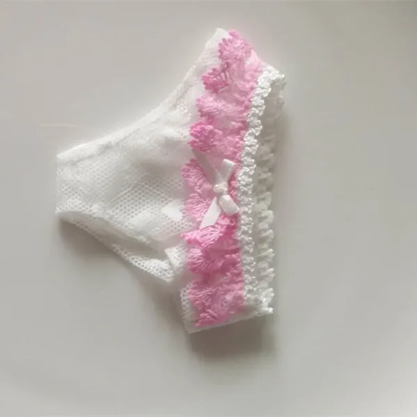 3 bjd clothes pink underwear