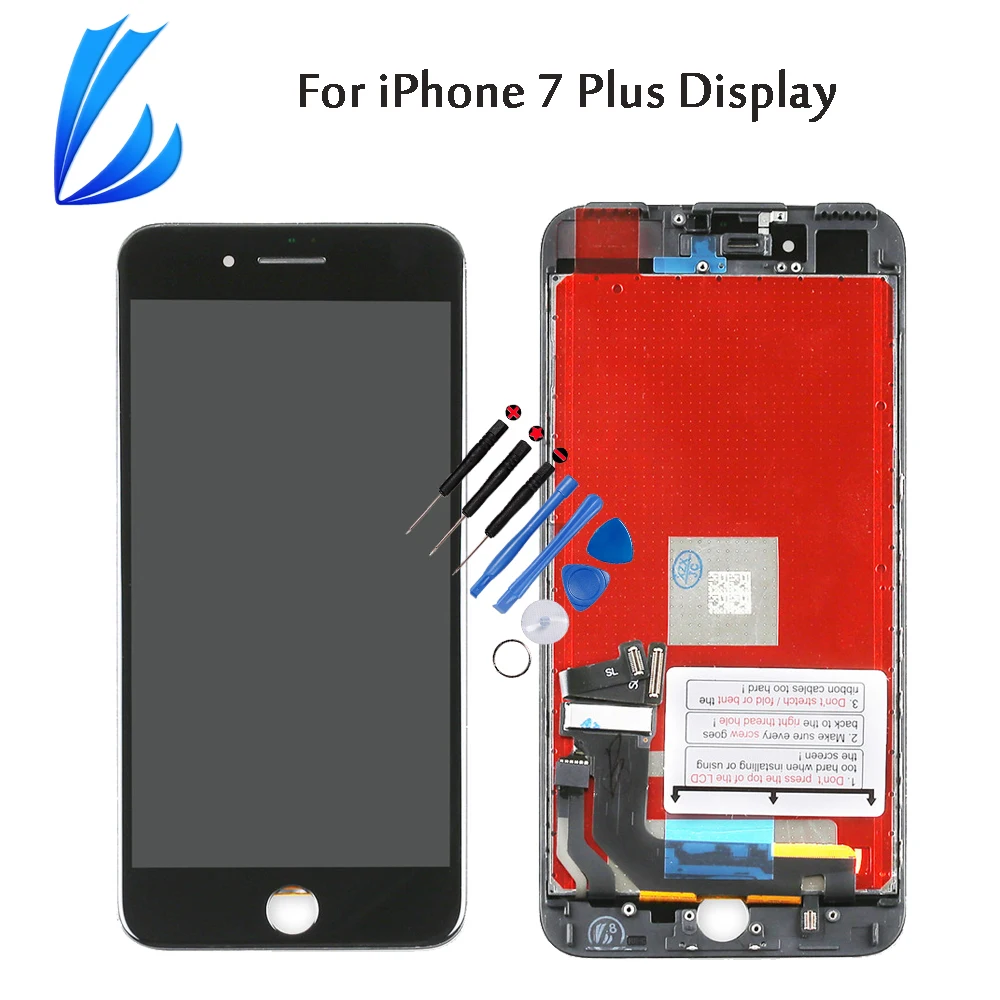 

LL TRADER AAA Display LCD For iPhone 7 Plus Touch Mobile Phone Screen 7 Plus Digitizer Assembly Replacement No Dead Pixel+Tools