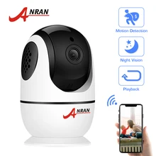 Cámara ANRAN 1080P IP cámara inalámbrica de seguridad para el hogar cámara de vigilancia de Audio bidireccional Cámara Wifi de visión nocturna CCTV IPC360
