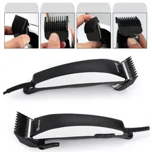 Kemei Бытовая профессиональная машинка для стрижки волос регулируемая машинка для стрижки волос шнур питания взрослые машинки для стрижки волос триммер для волос с вилкой ЕС подарок