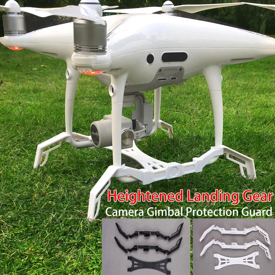 Повышенная Шасси Стабилизаторы Посадка Skid + Gimbal Камера Защита - Цена: 