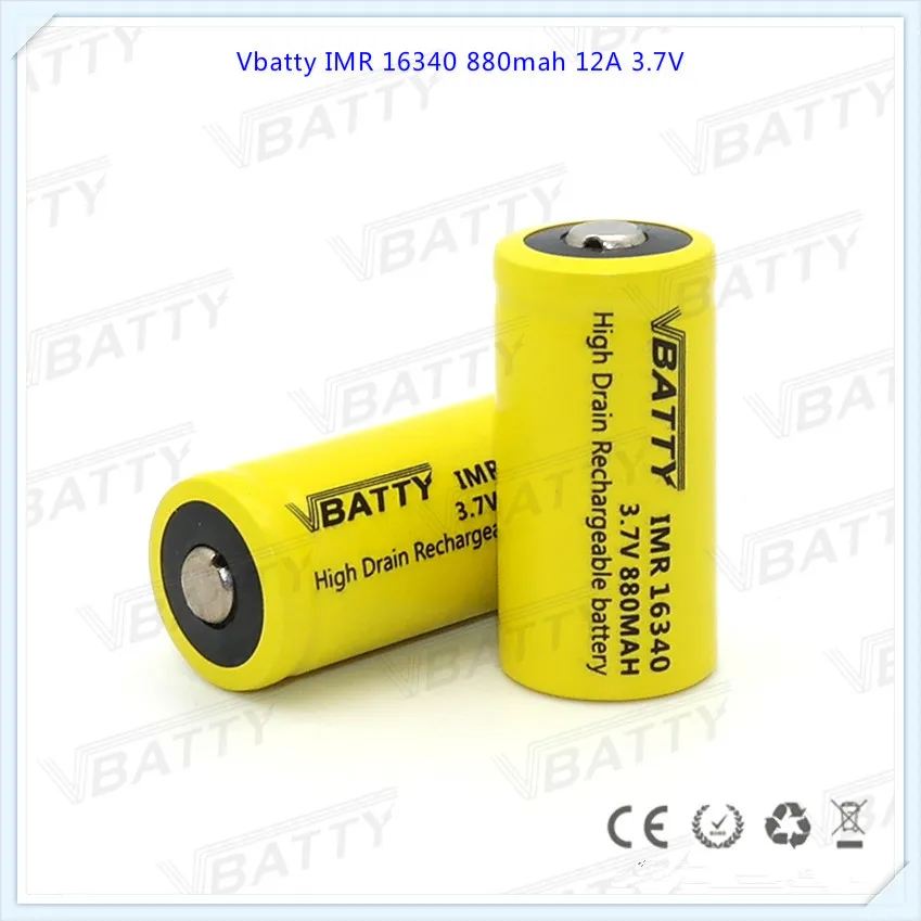 16340 3.7V battery 4