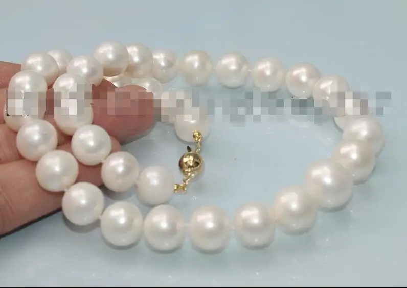 

Free shipping hot sale Women Bridal Wedding Jewelry >> Grade AA 11-12mm Natural white Pearl akoya Necklace