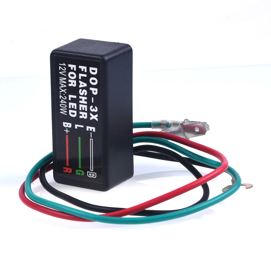 

Motorcycle Universal Blinker Relay 3 Pin 12V LED Turn Signal Light Flasher