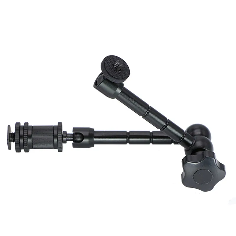 Super Clamp 7/11 inches Adjustable Magic Articulated Arm for Mounting HDMI Monitor LED Light LCD Video Camera Flash Camera DSLR-4