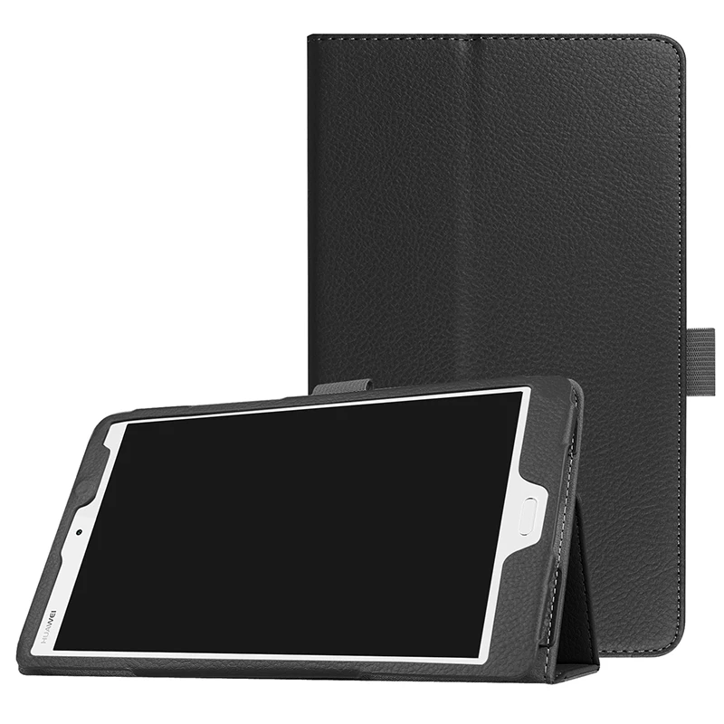 Два складных чехла кожаный чехол личи для Huawei Mediapad M3 8 4 дюйма планшета с