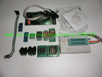 

TL866II PLUS USB Universal Minipro Programmer 9PCS adapters+Test clip+25 SPI Flash adapter i