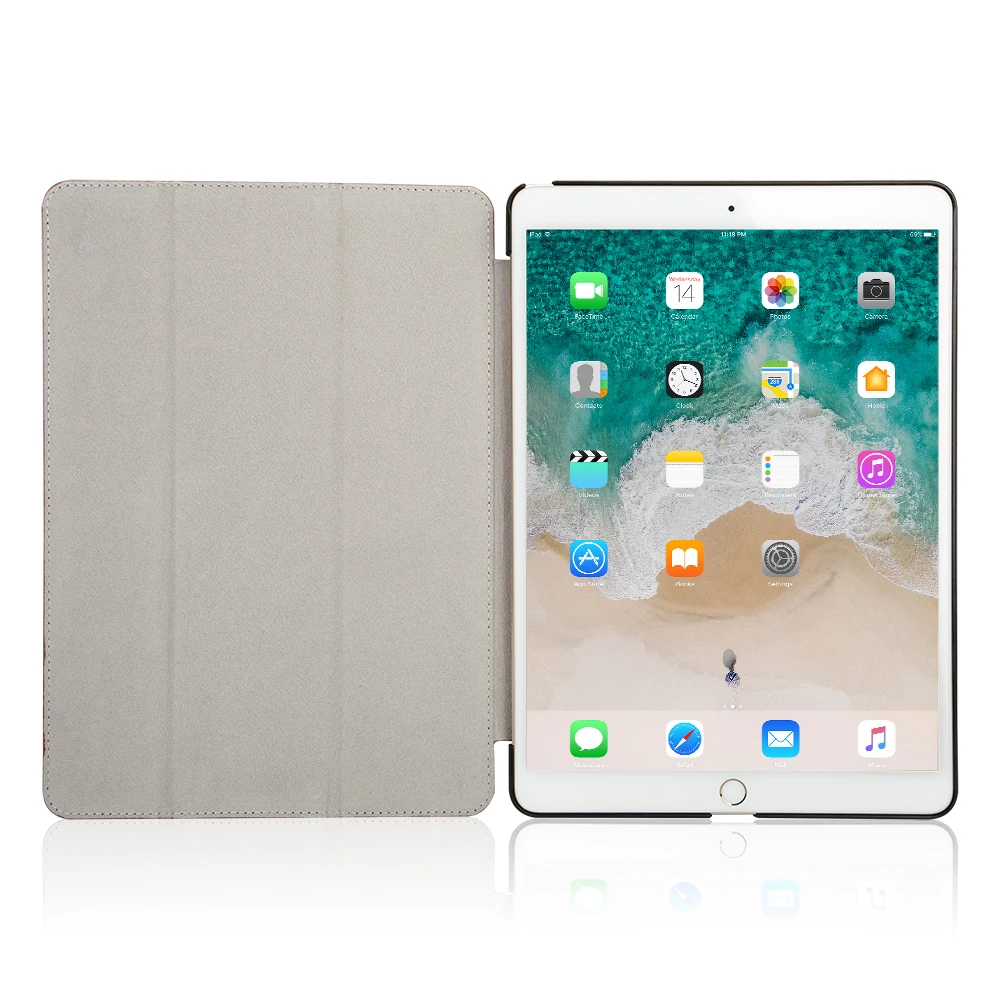 Фолио Флип для iPad Pro 10,5 чехол jisoncase из искусственной кожи Smart Cover Авто Пробуждение чехол для планшета s Shell для Apple iPad 10,5 дюймов