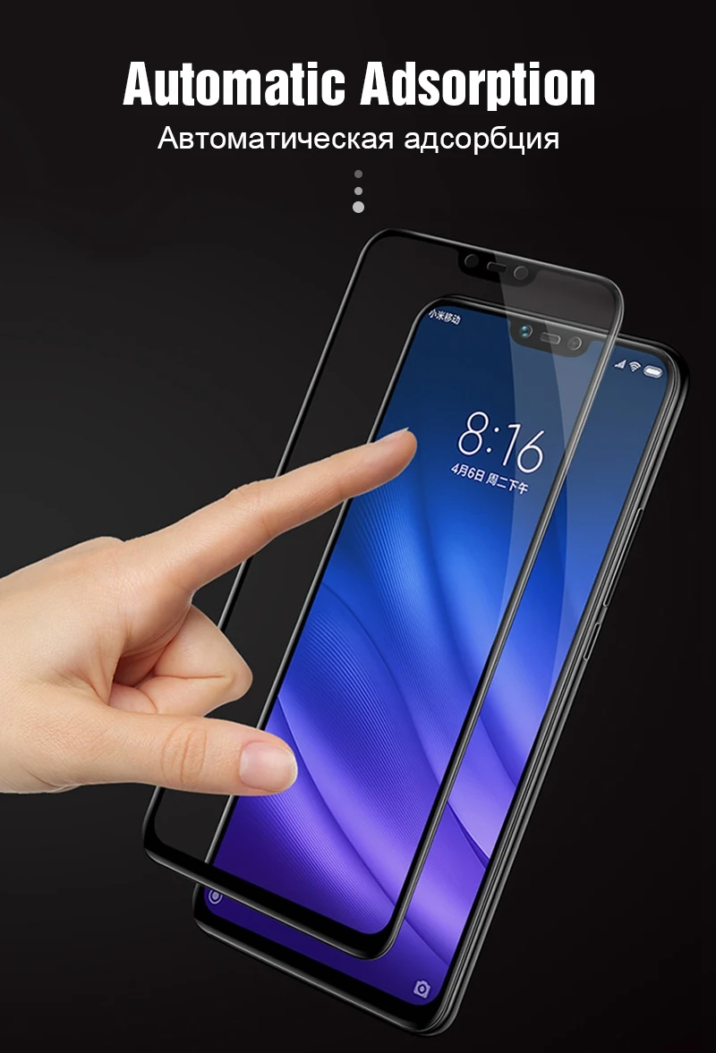 TOMKAS Glass For Xiaomi Redmi Note 6 Pro Redmi 6 Pro 6A Mi A2 Lite Mi A2 6X 6 Glass Screen Protector Protective Redmi Note 6 Pro