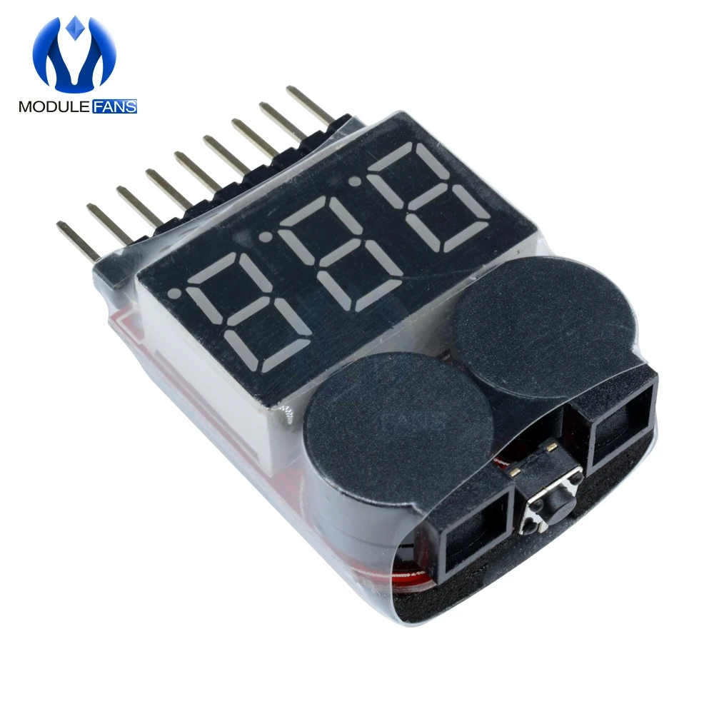 Новый индикатор 1 8S Lipo Li Ion Fe напряжения батареи 2 в тестер низкого зуммер