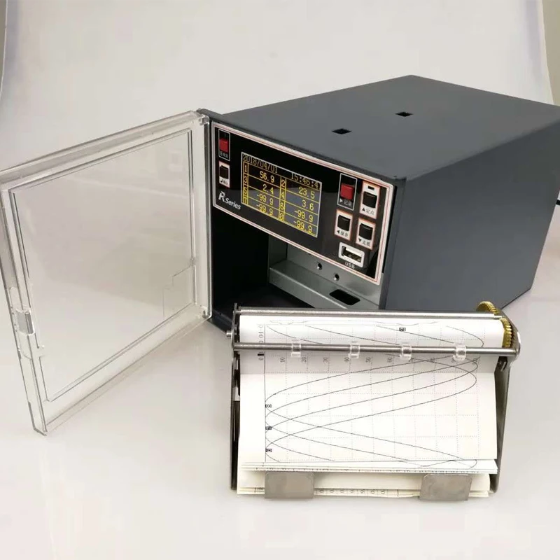 1~ 8 каналов Chart recorder бумажный принтер Аналоговый Напряжение Ток RTD TC Температура Влажность Давление регистратор данных сигнализация RS485