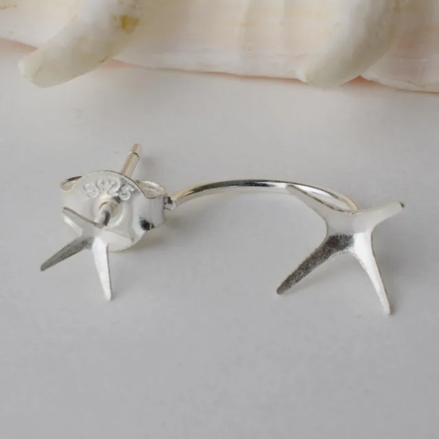 Solid 925 Sterling Silver Earring Wire Hooks And Posts With Gs Solid 925 Sterling Silver Earring Wire Hooks And Posts With Gs For Cubic Zirconias Mounting