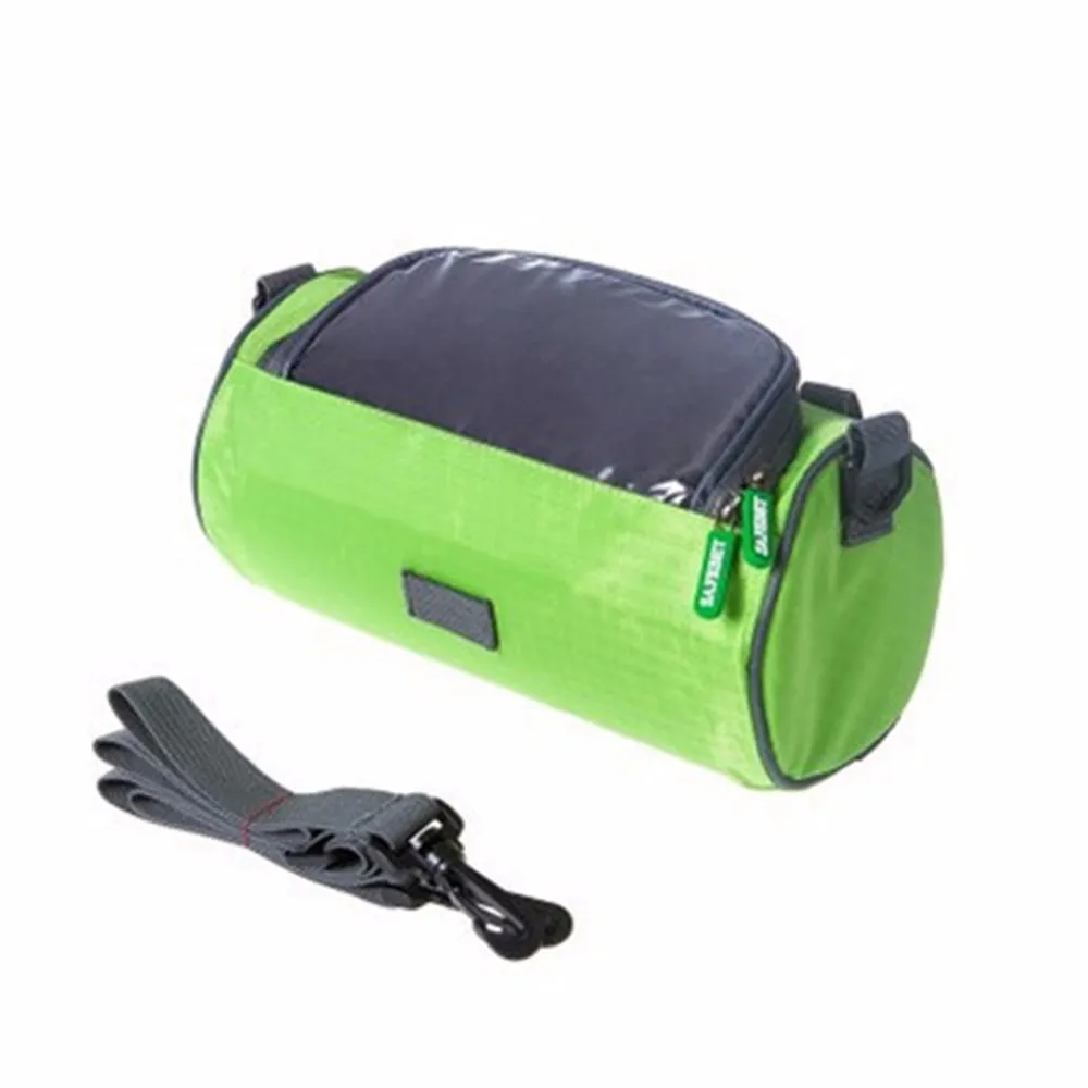  Waterproof Cycling Front Pack Rainproof Tube Frame Bag Bicycle Double Folding Handle Bag Multifunct