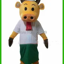 Талисман корова повар шеф-повар костюм талисмана нарядное платье Пользовательские праздничный карнавальный костюм тема костюм для карнавала наборы костюмов