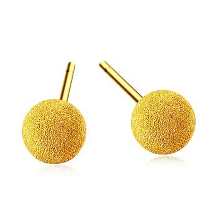 

2017 new arrival hot sell fashion round ball 925 sterling silver ladies`stud earrings jewelry women gift wholesale drop shipping