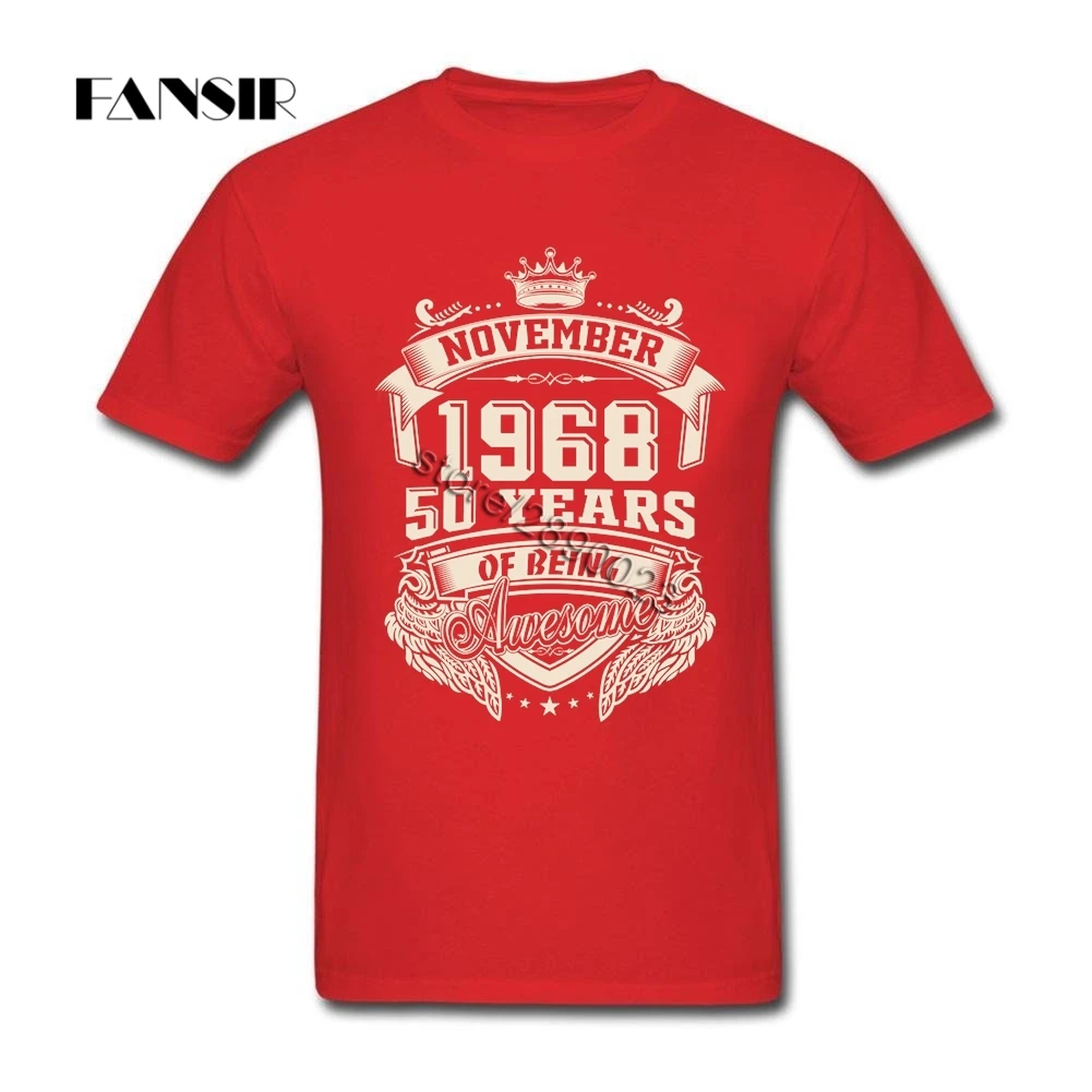 3XL родился в 1968 50 лет удивительные строгие рубашки для мужчин с коротким рукавом