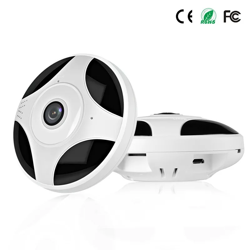 HD 3MP/1080P панорамная VR IP камера 360 градусов рыбий глаз широкоугольная wi fi
