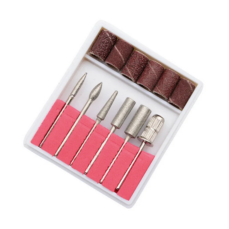 

Sanding Bands Block Caps Nails Drill Bits Set Manicure Pedicure Tools Kits Polishing Accessories MSI-19