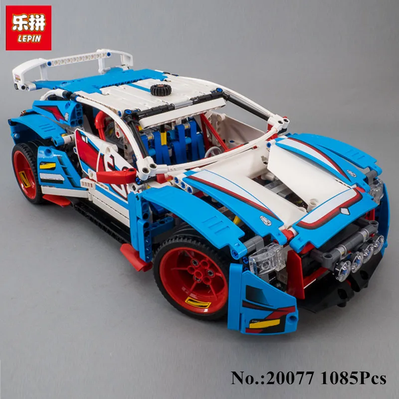 

IN STOCK Lepin 20077 1085Pcs Technic Series The Rally Car Set 42077 Building Blocks Bricks Educational Funny Children Toys Gifts