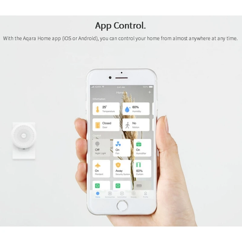 Xiao mi Aqara Hub 2,4 ГГц Беспроводное управление приложением для mi шлюза с светодиодный светильник, голосовое управление Siri и Управление приложениями