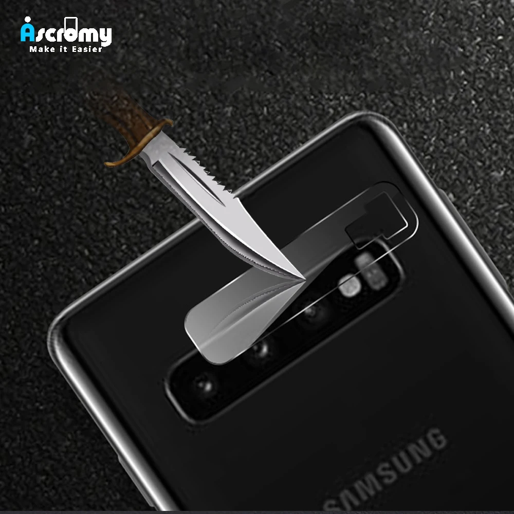 

Ascromy Soft Camera Len Film Screen Protector Protective for Samsung Galaxy S8 S9 S10 Plus S10 Lite S10e For Samsung Note 9 S10+